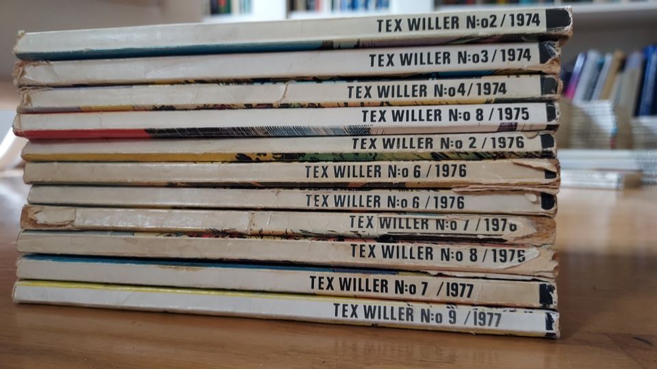 Tex Willer lehtiä 1970-1989