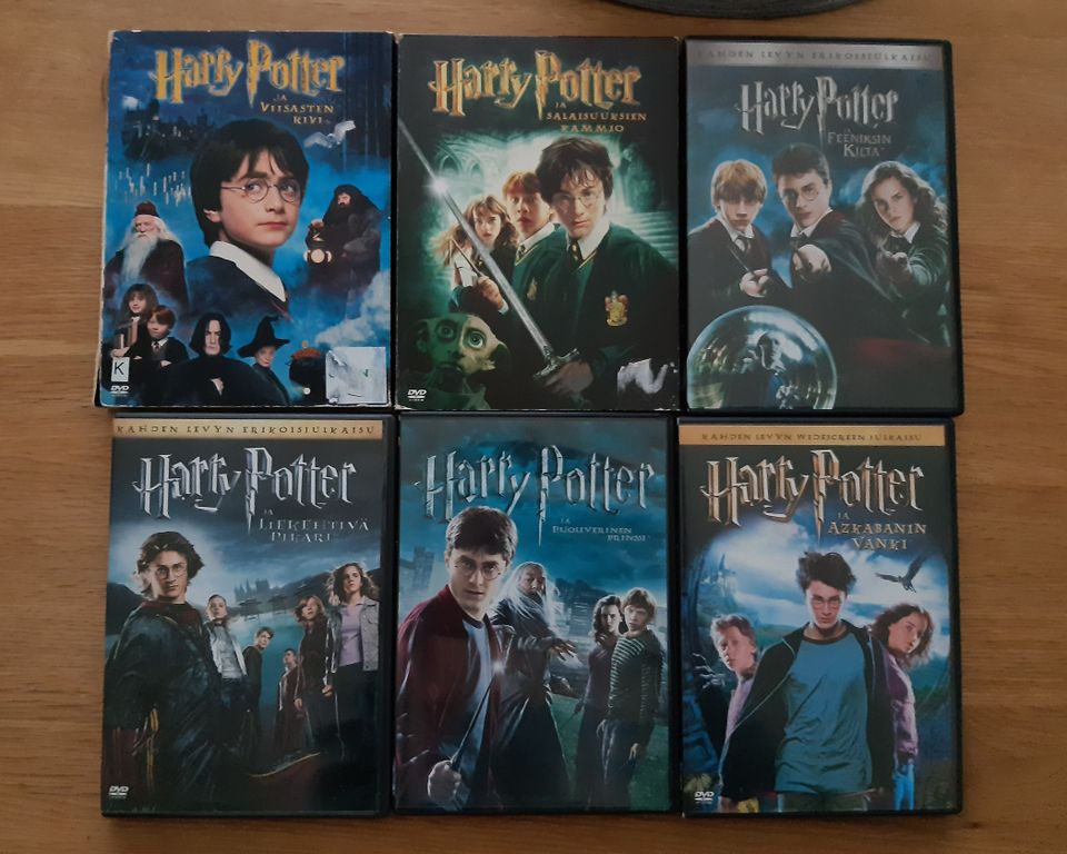 Harry Potter dvd-paketti