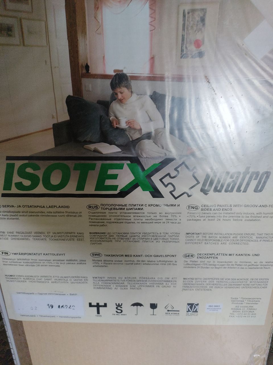 Isotex kattolevy