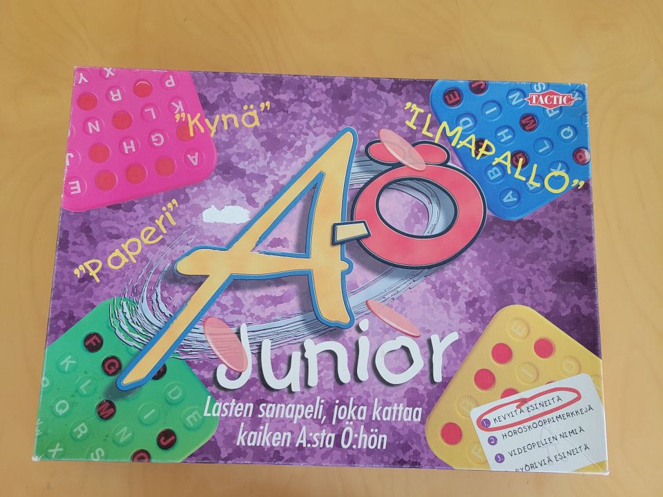 A-Ö junior lautapeli