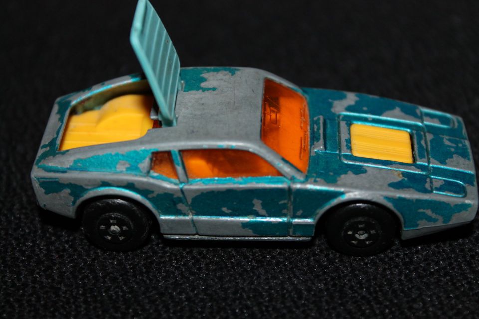 1970-luku 1973 vintage Matchbox metallinen pikkuauto Saab Sonett 3