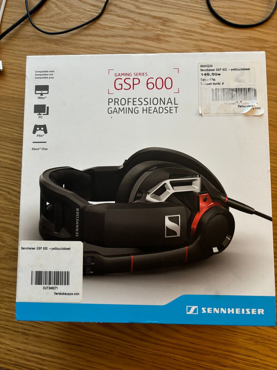 Sennheiser GSP 600 gaming headset (like new)