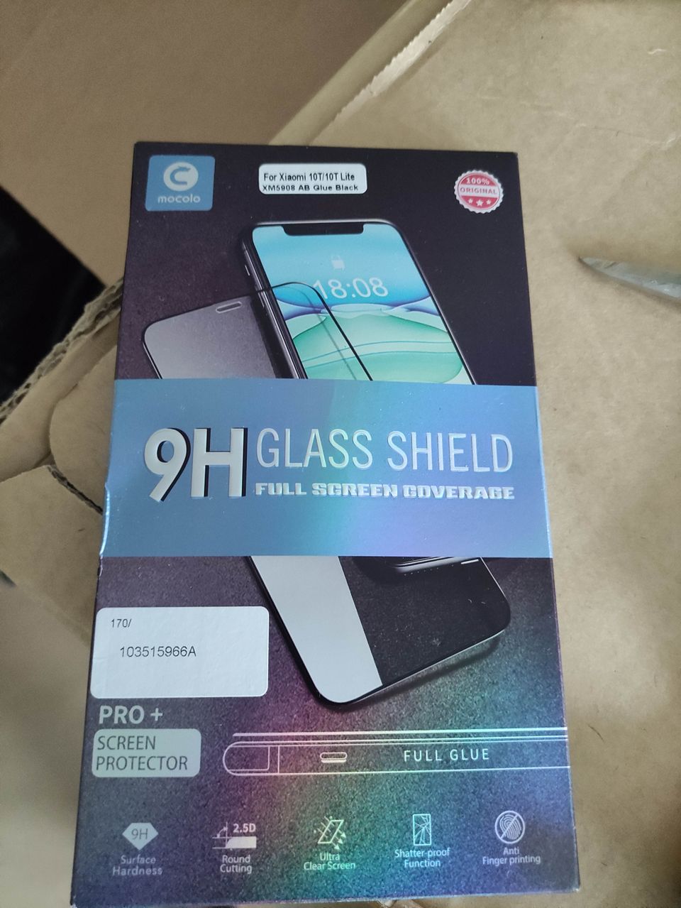 Panssarilasi Xiaomi 10T Lite