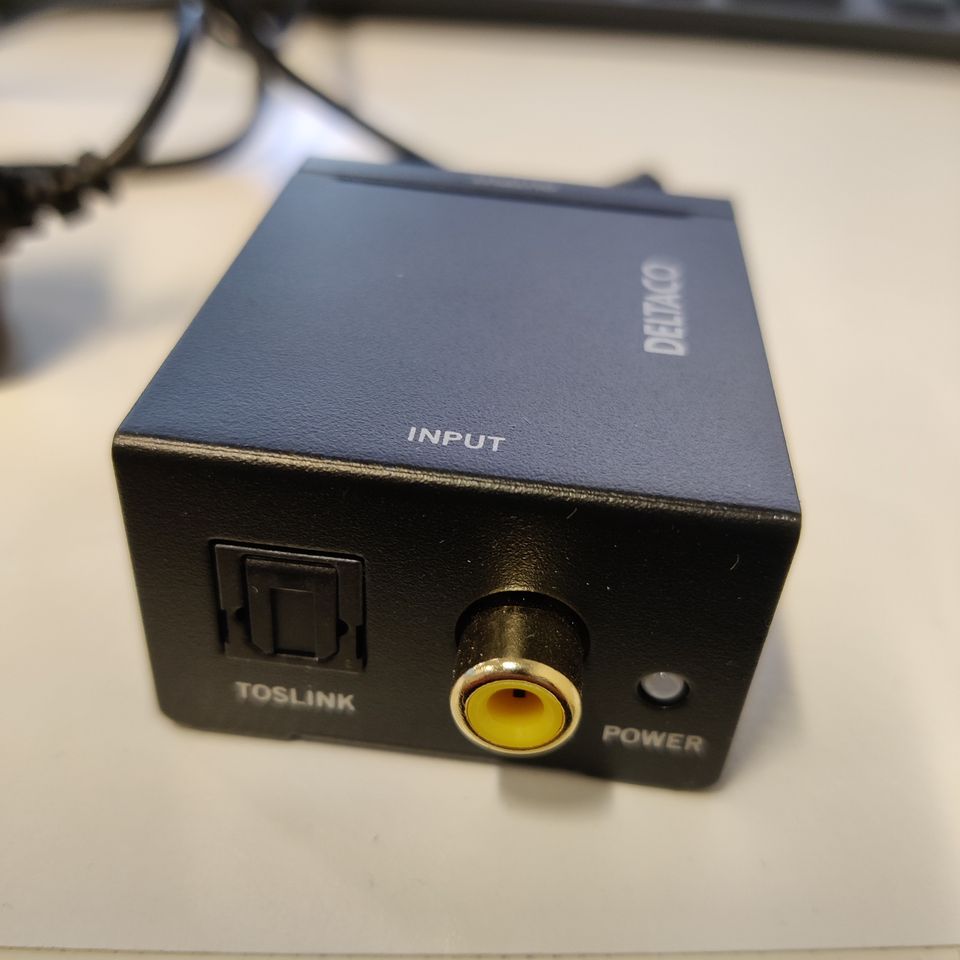 Deltaco D/A -muunnin, S/PDIF - 2xRCA