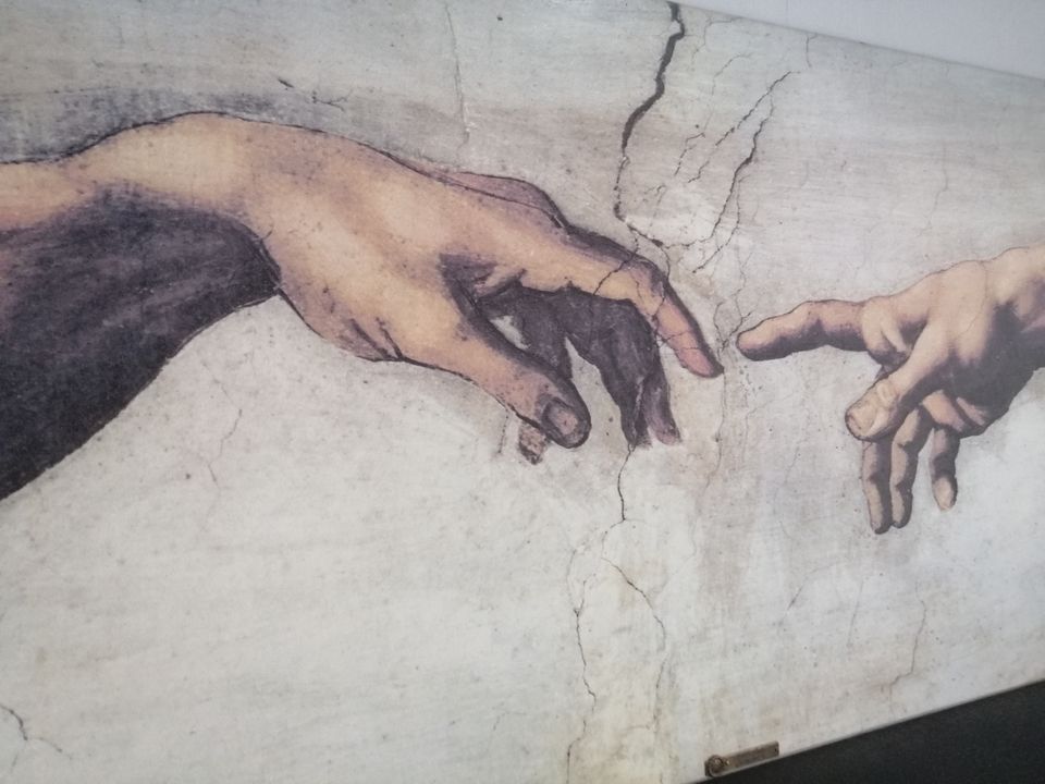 Sisustustaulu, Michelangelon Aatamin luominen