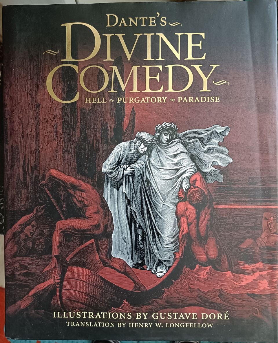 Dante's divine comedy, kuvitettu, harvinainen painos