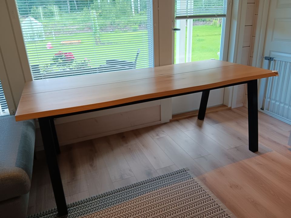 Ruokapöytä Skovlunde 90×200 (ovh 499e)