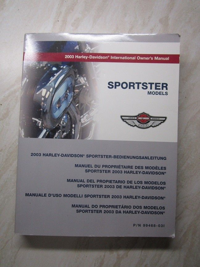 2003 Harley-Davidson Sportster Owner´s manual