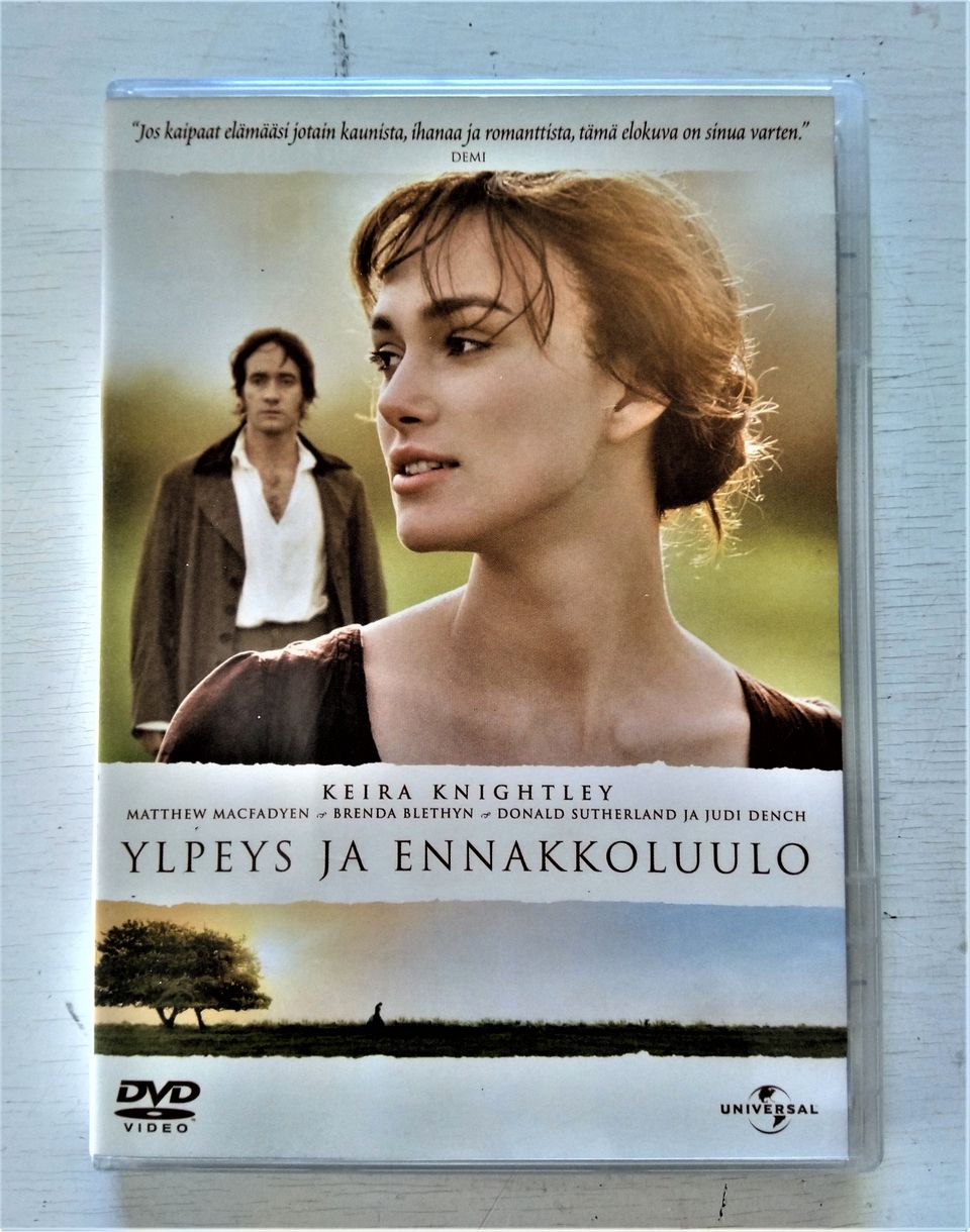 Ylpeys ja ennakkoluulo dvd