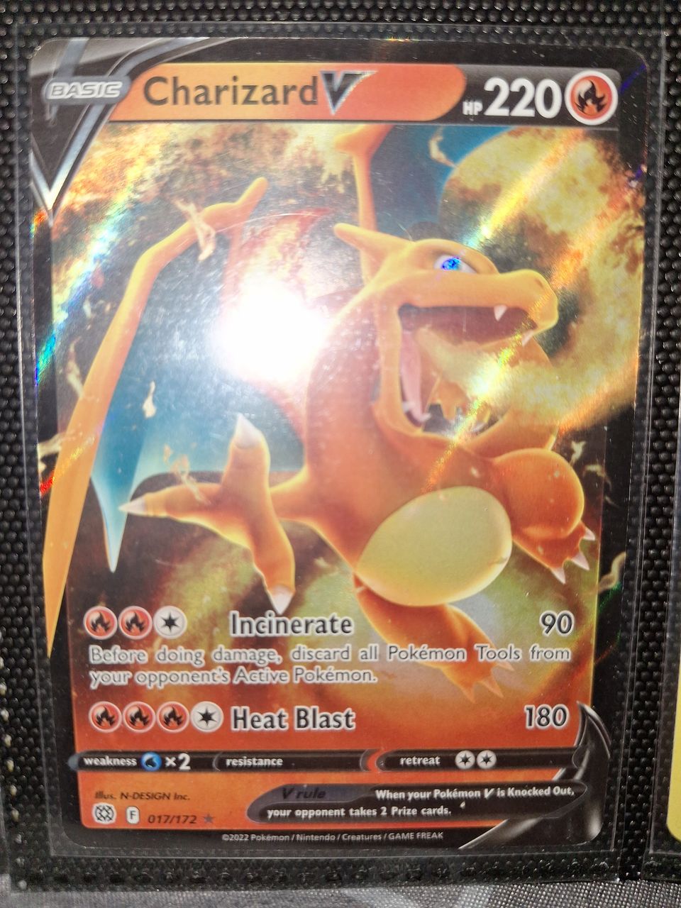 Pokemon Charizard V 017/172