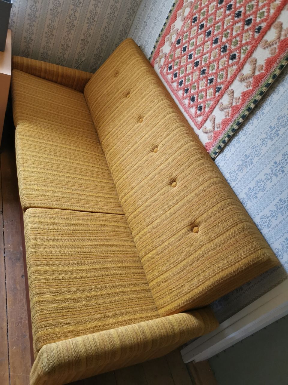 Vanha retro sohva kalusto n. -60-70 luvulta.