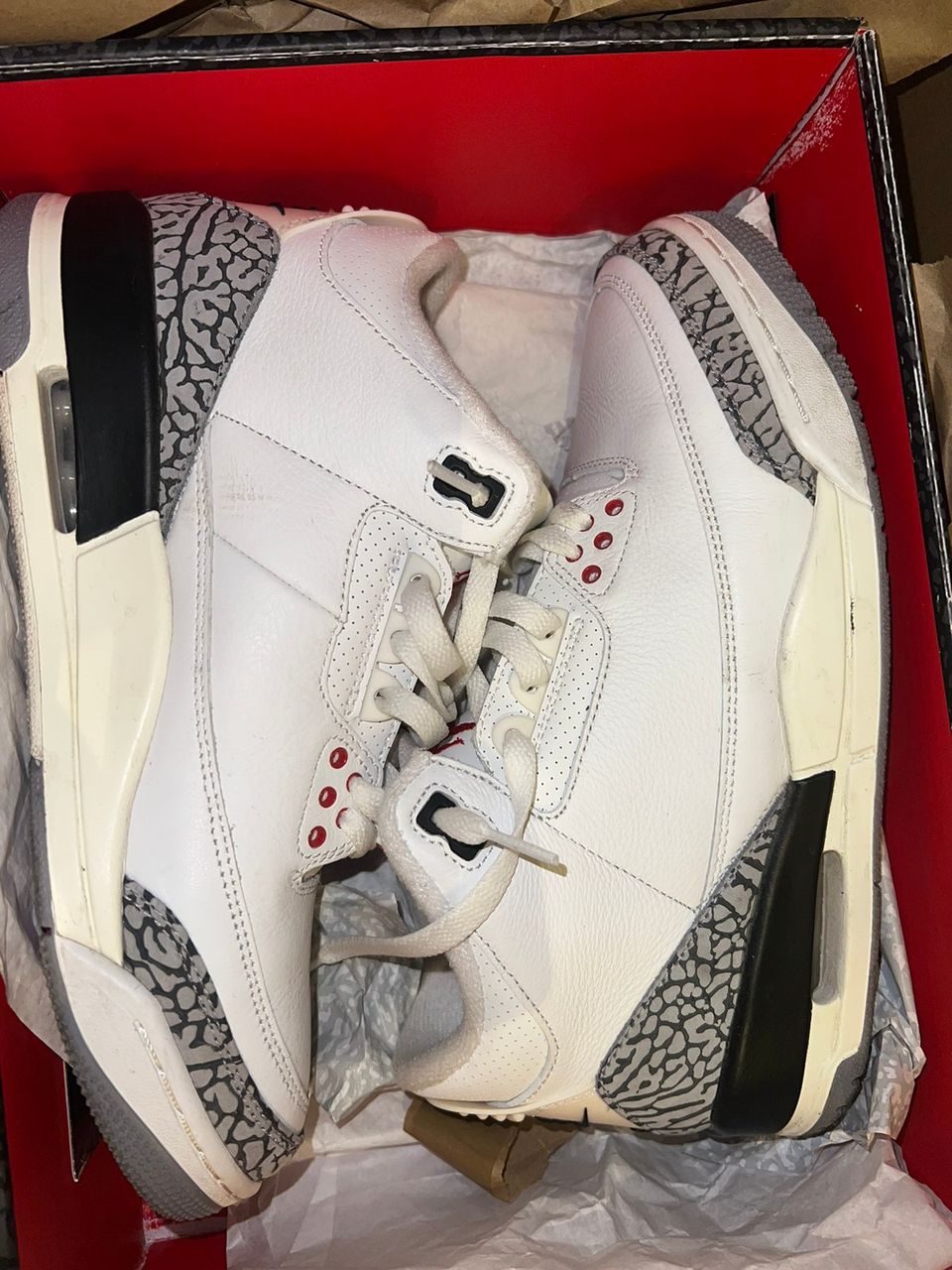 Air jordan 3 retro white cement reimagined