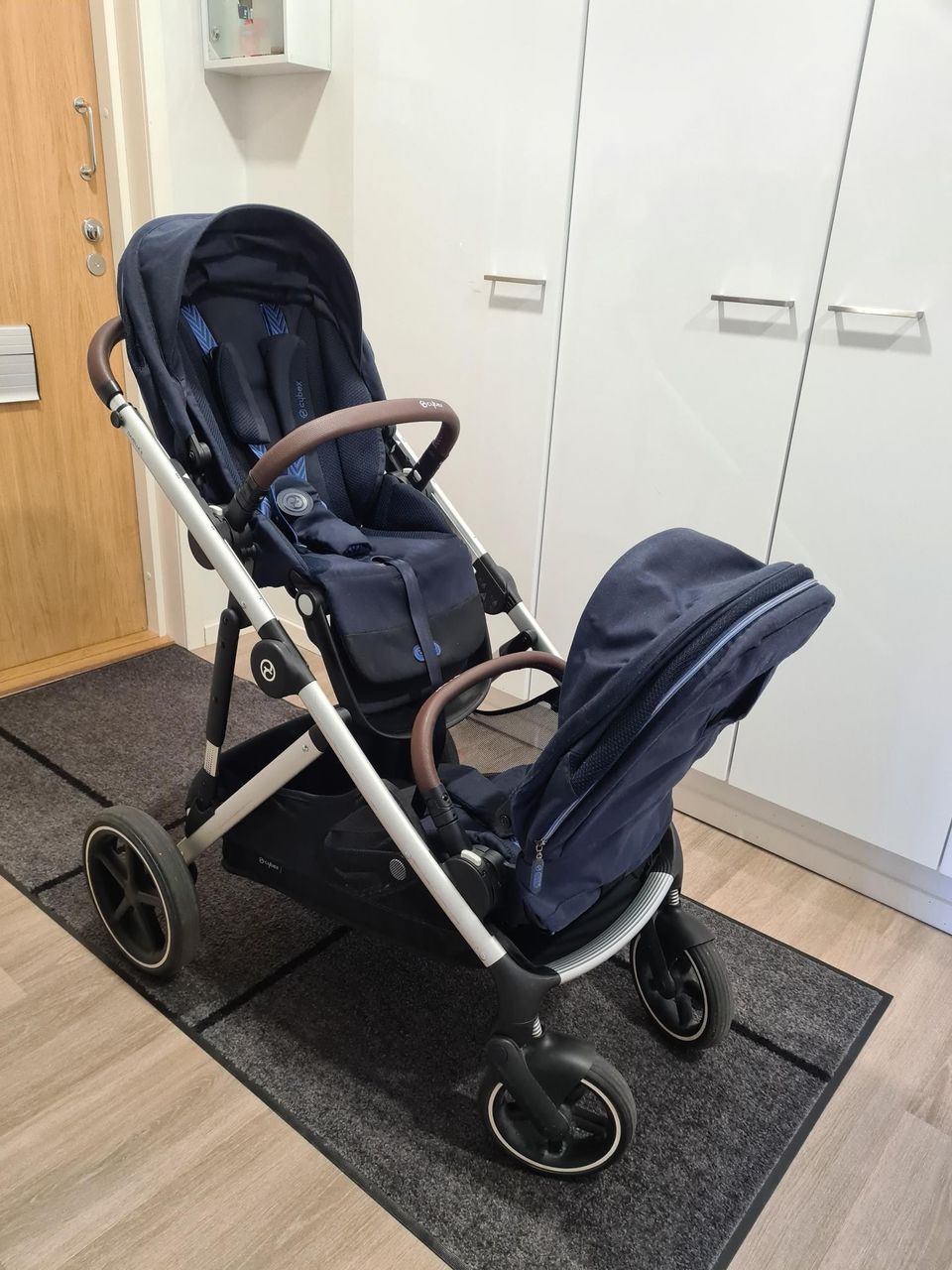 Cybex Gazelle S sisarusrattaat + sadesuojat