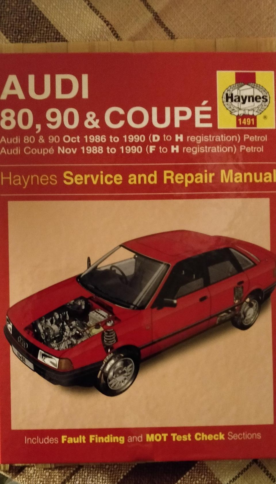 Audi 80, 90 ja Coupe 1986-1990 huolto ja korjausopas