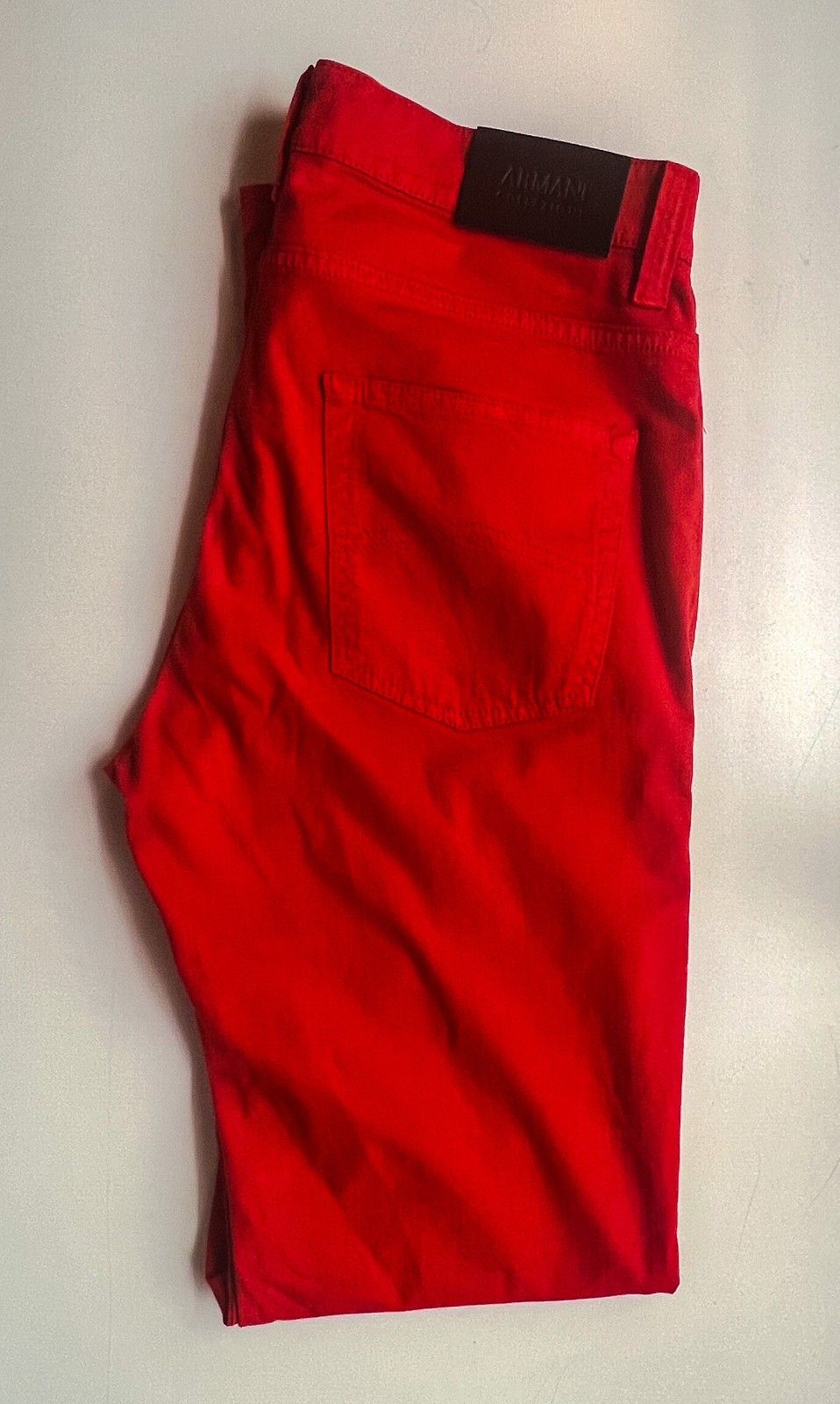 Armani Collezione Red Jeans