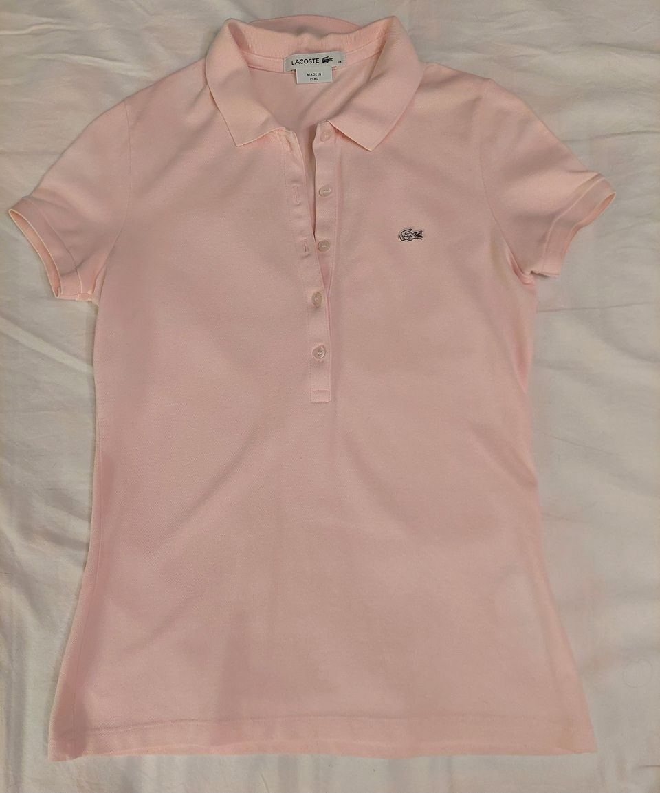 Lacoste (ON AITO) vaaleanpunainen lyhythihainen paita