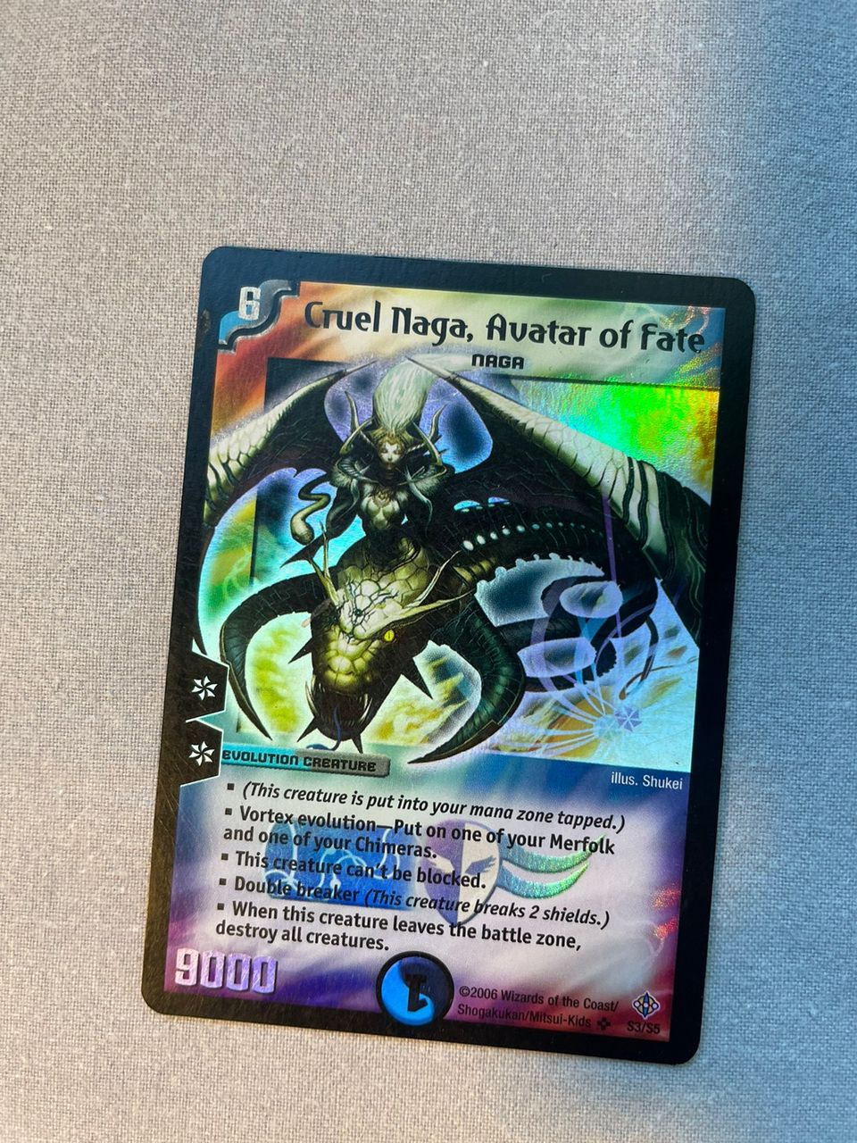 Duel Masters Cruel Naga Avatar Of Fate