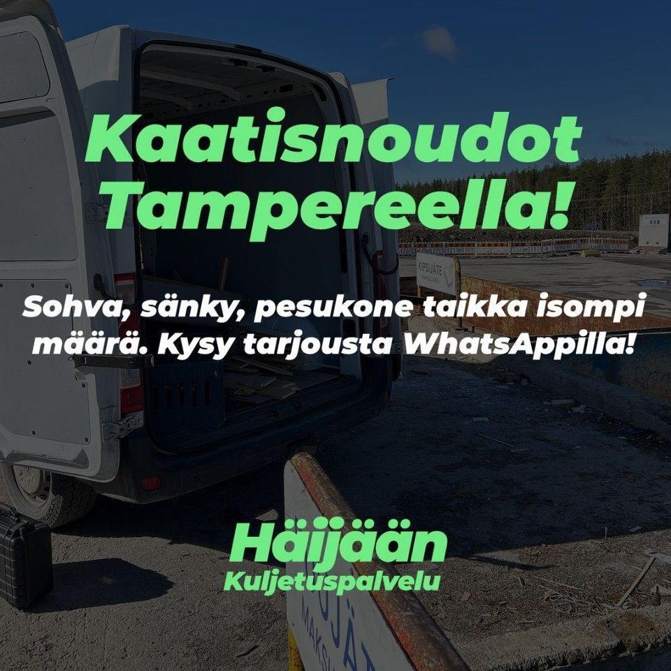 Kaatopaikkakuljetukset Tampereella vaivattomasti