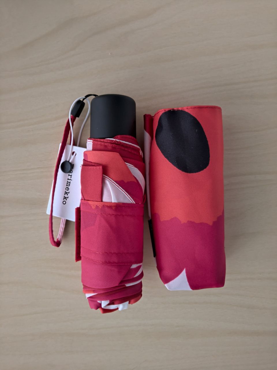 Marimekko unikko mini sateenvarjo uusi