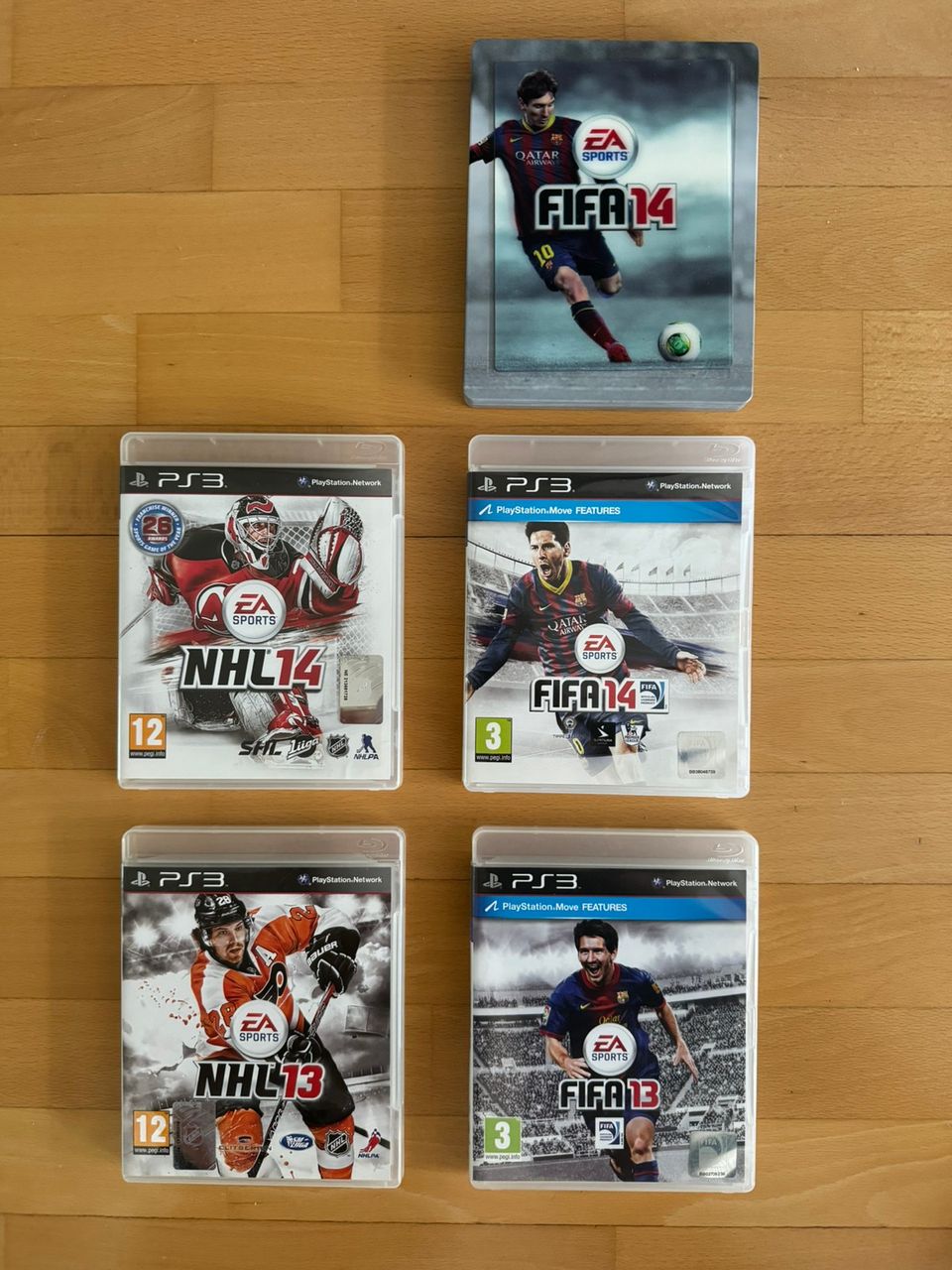 NHL ja FIFA-pelejä PS3-konsolille