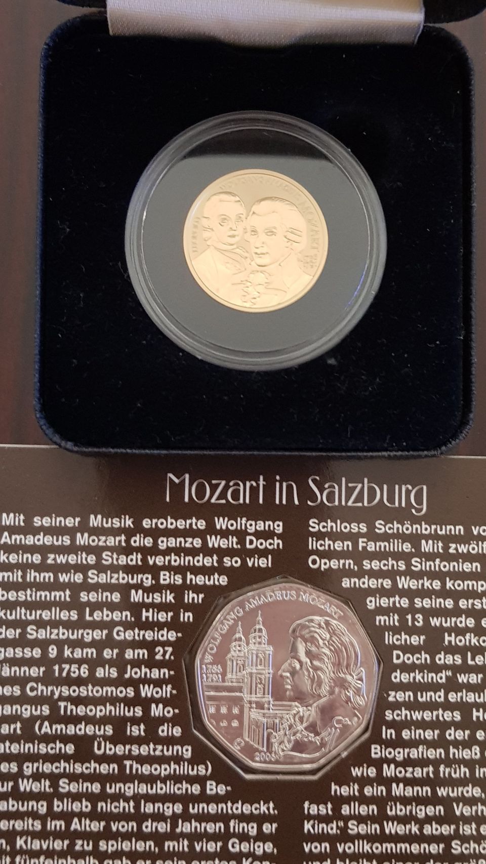 Kultaraha ja hopearaha Mozart