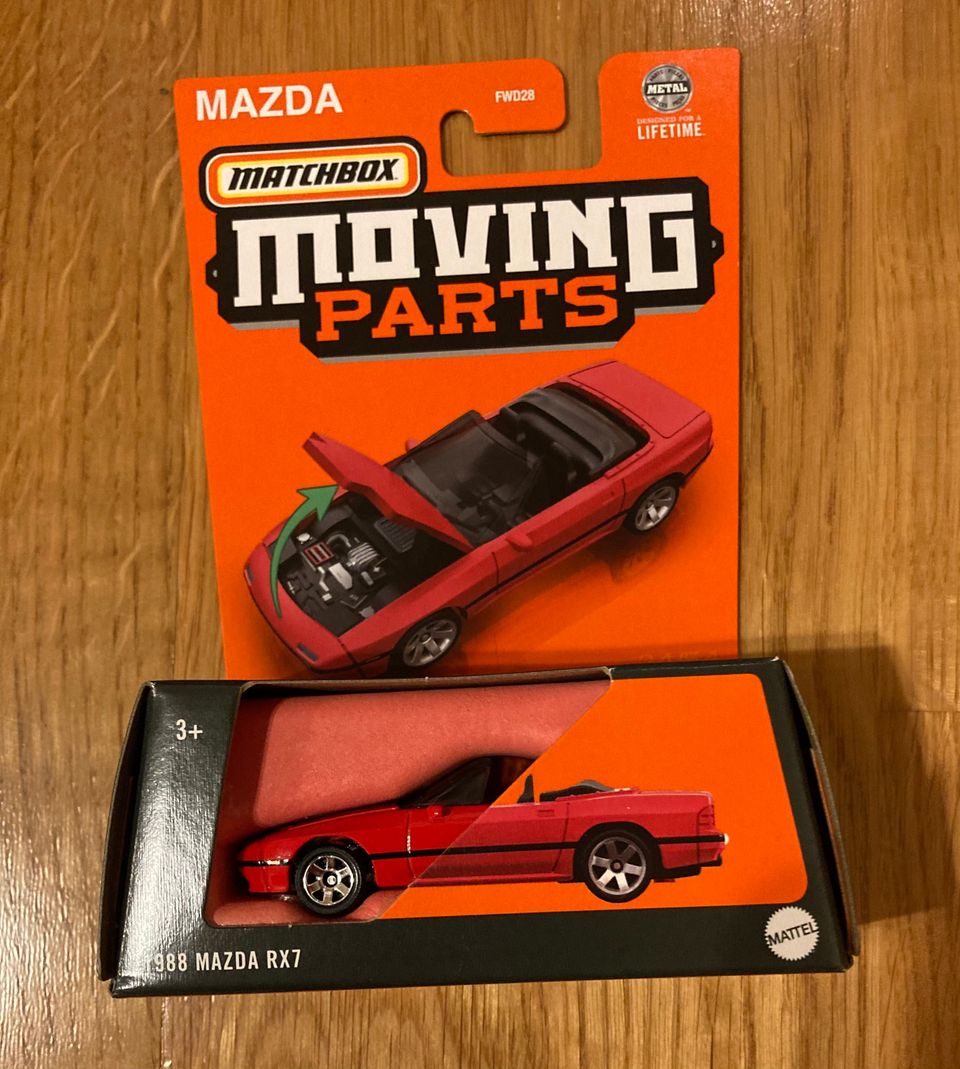 Matchbox moving parts 1988 Mazda RX7