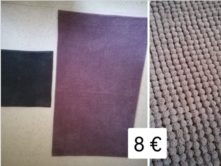 Two rugs/bathmats