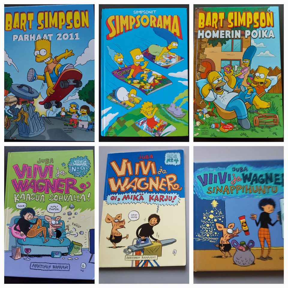 Simpsonit ja Viivi ja Wagner sarjakuvakirjat
