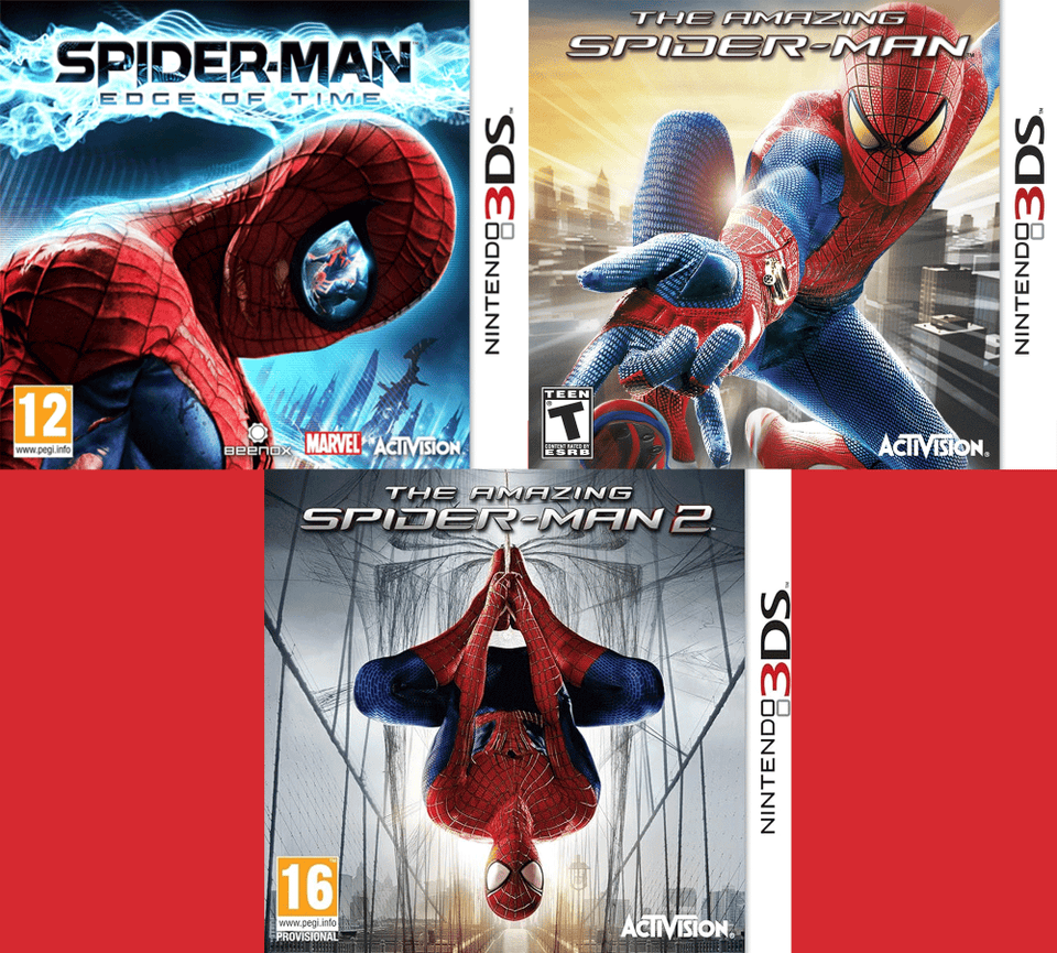 Ostetaan Spider-Man pelejä 3DS:lle