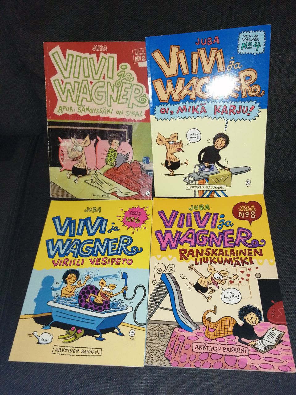 Viivi ja Wagner sarjakuva albumeita.