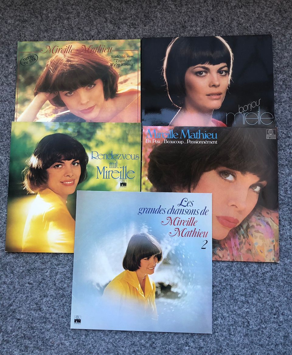 Mireille Mathieu, vinyylit