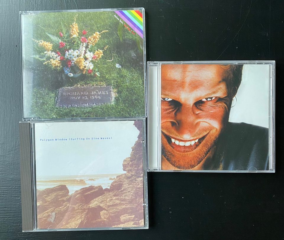 Aphex Twin cd-levyt 3 kpl