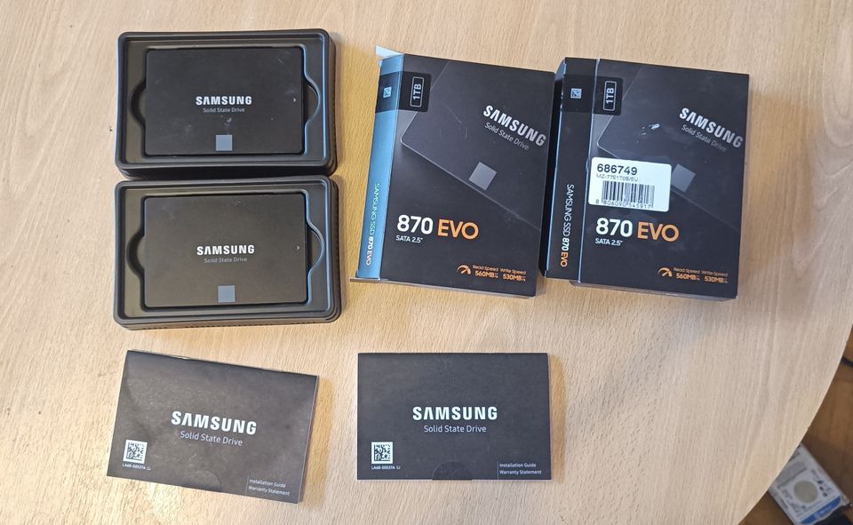 Samsung 870 EVO SSD 1TB 2kpl