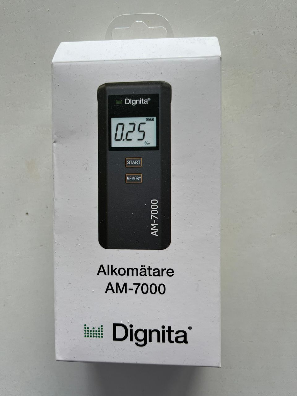 Pro alkometri Dignita AM-7000