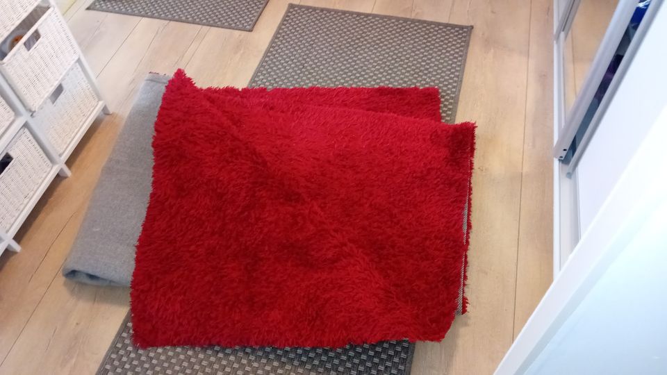 Punainen matto 160x230cm