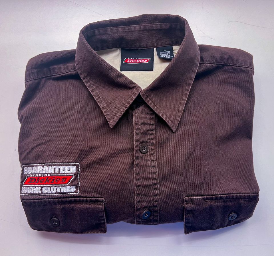 Dickies Brown Shirt Guarabteed Dickies Work Clothes