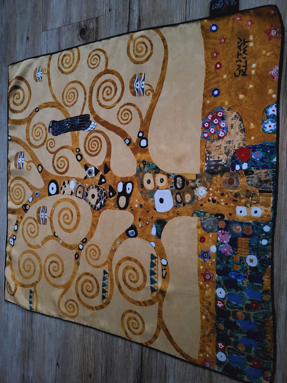 Gustav Klimt silkkihuivi