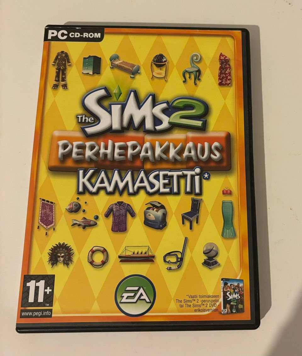 The Sims 2 perhepakkaus kamasetti