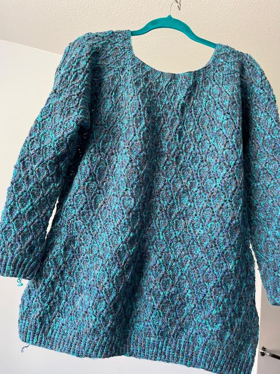Oversize knitted blouse never used