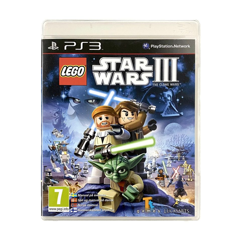 Lego Star Wars 3 - PS3 (+löytyy paljon muita pelejä)
