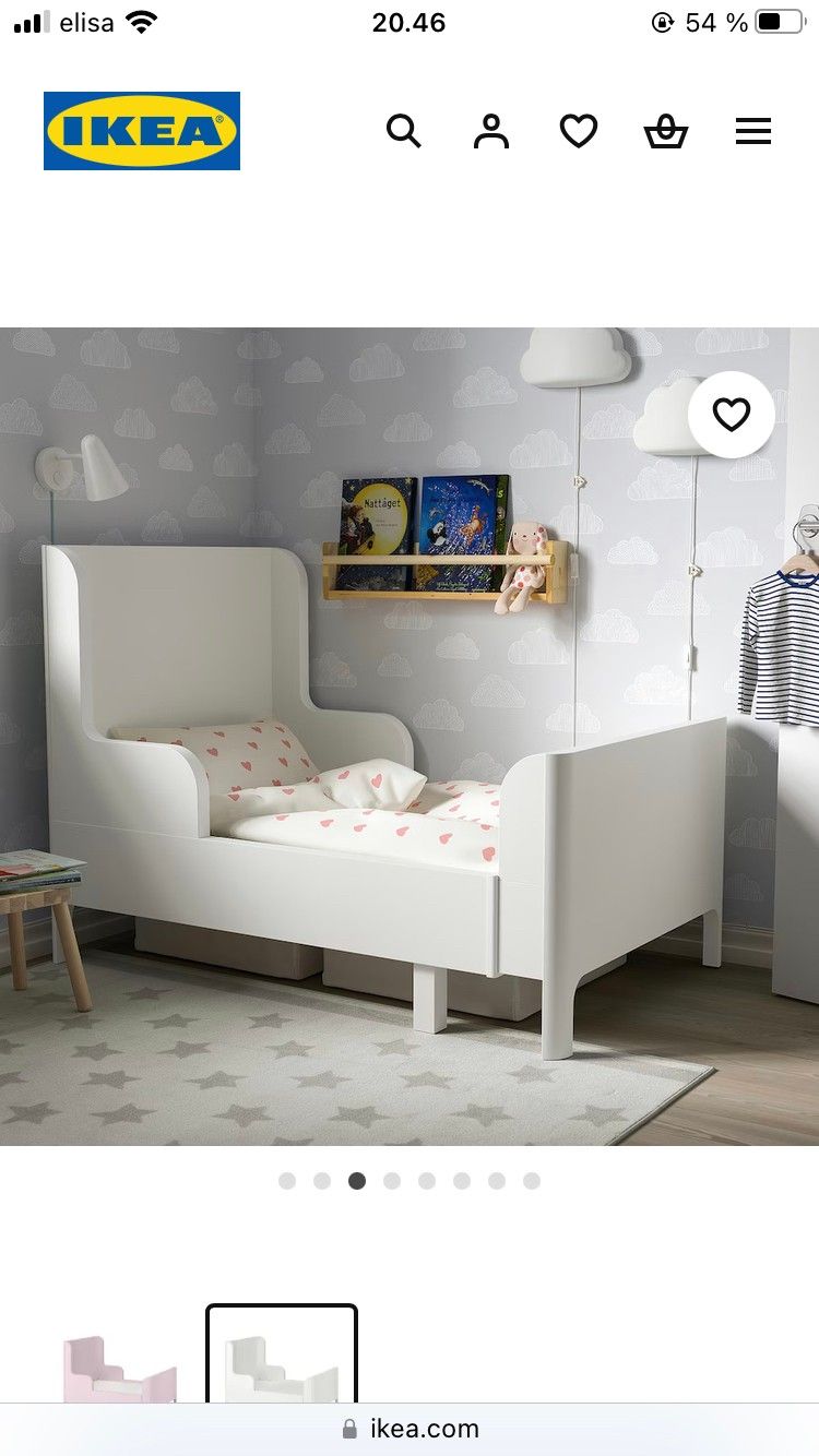 Ikea Busunge jatkettava sänky, loistokunto!