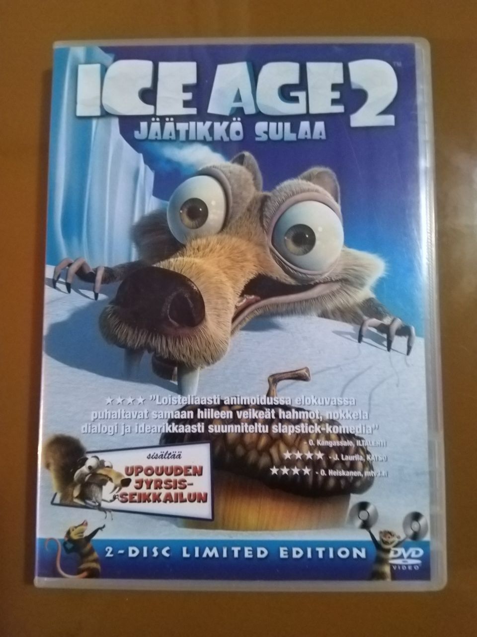 Ice age 2 jäätikkö sulaa dvd