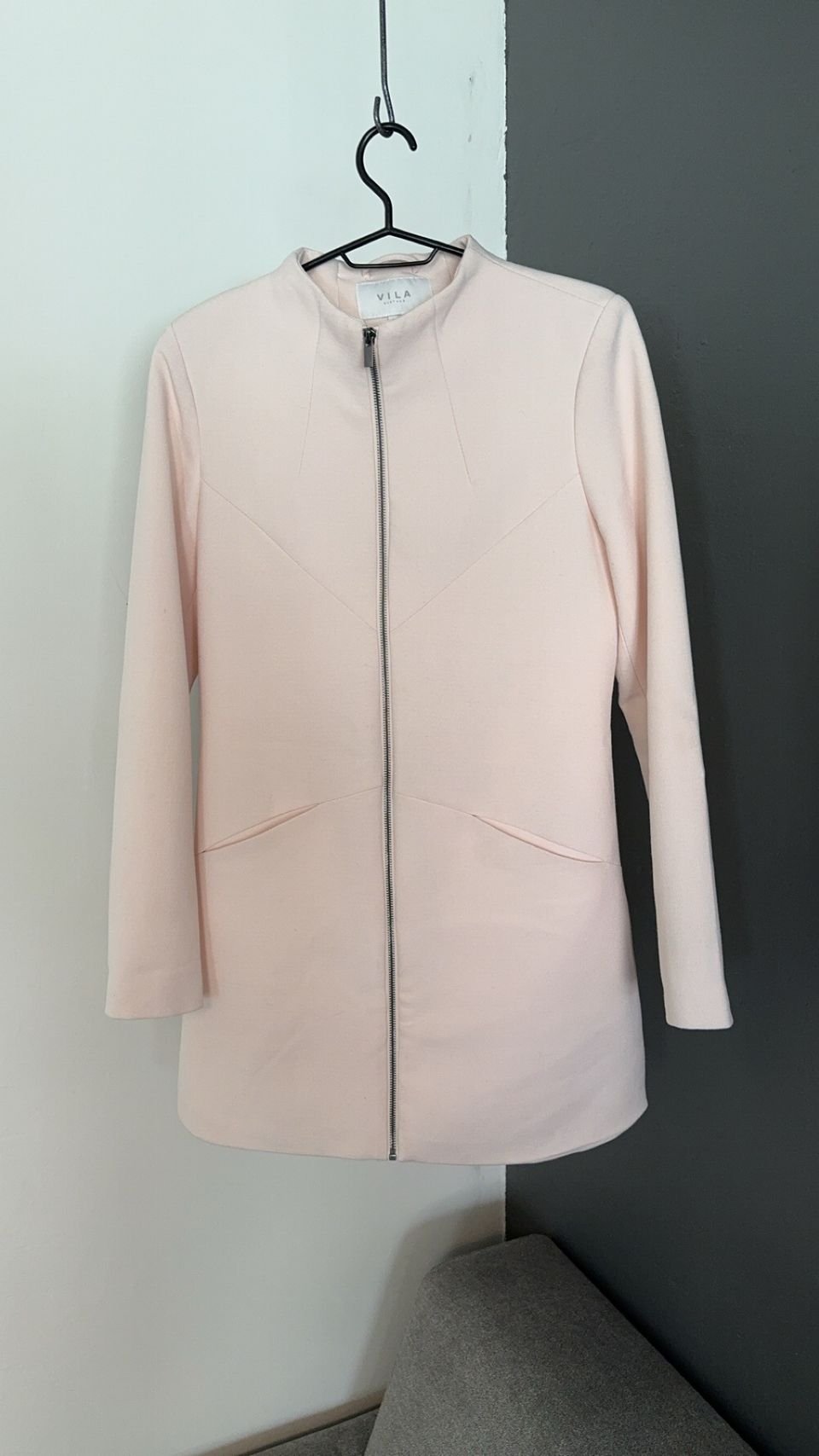 Vila vaaleanpunainen takki S