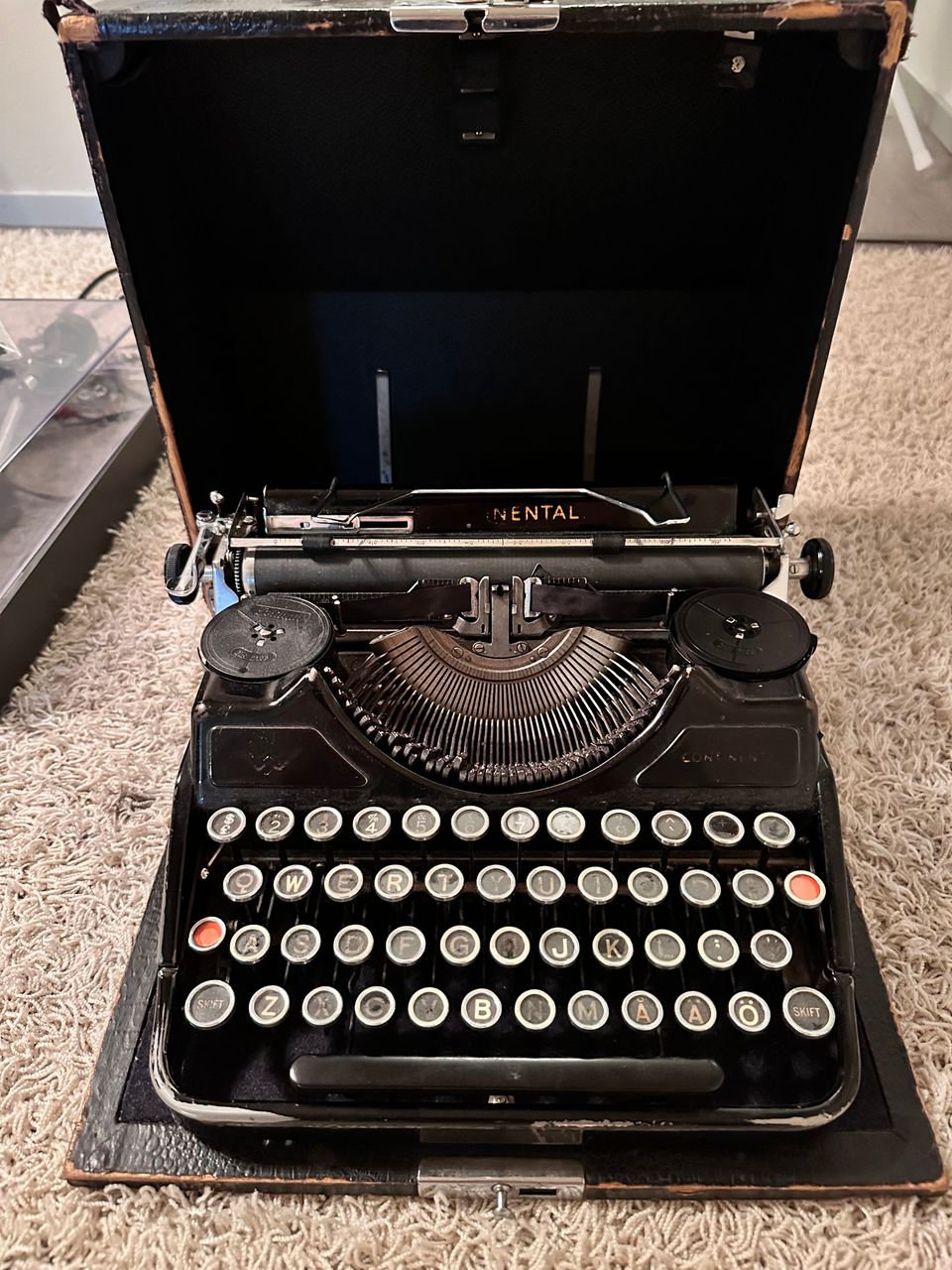 Kirjoituskone Continental Portable Art Deco