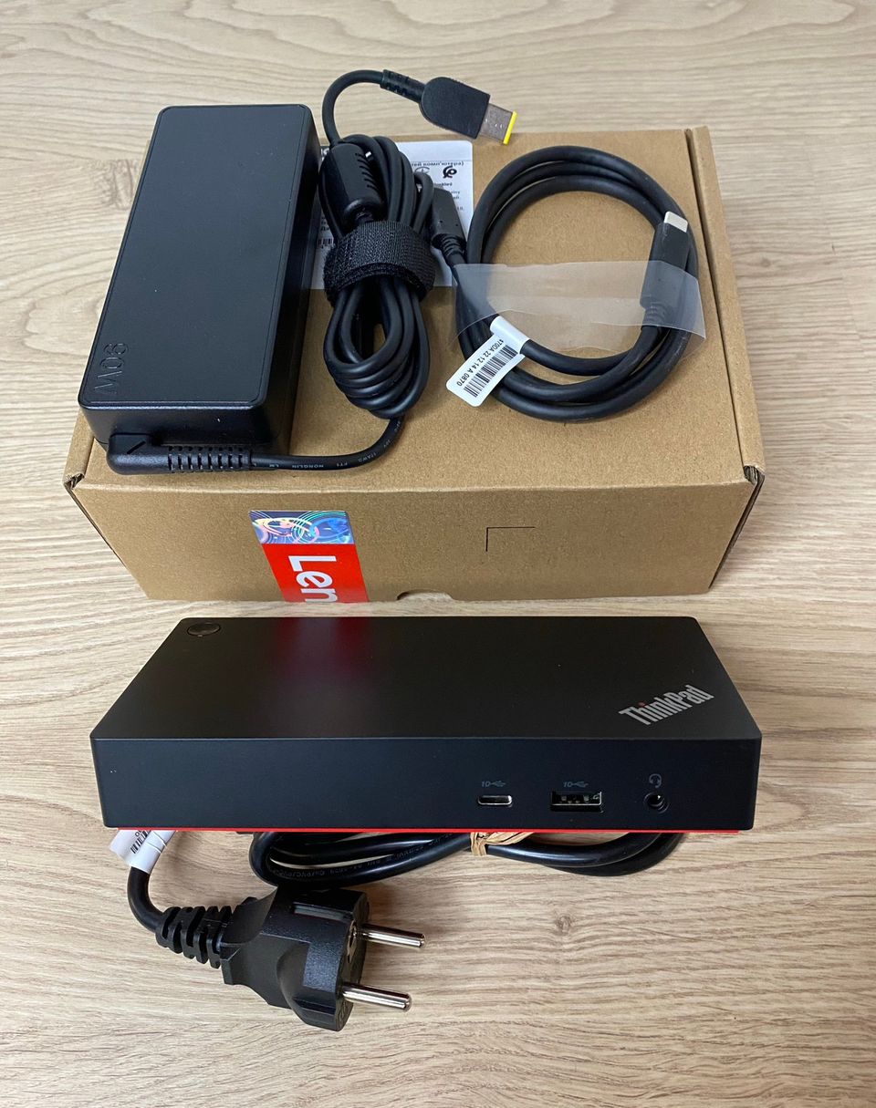 Uusi ja käyttämätön Lenovo ThinkPad USB-C Gen2 telakka