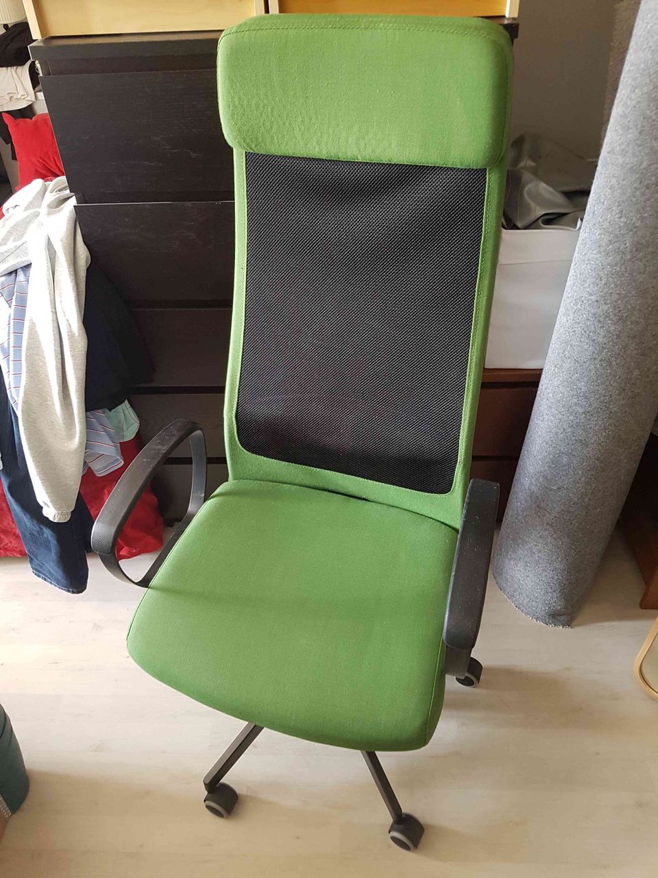 Ikea markus vihreä työtuoli - office chair