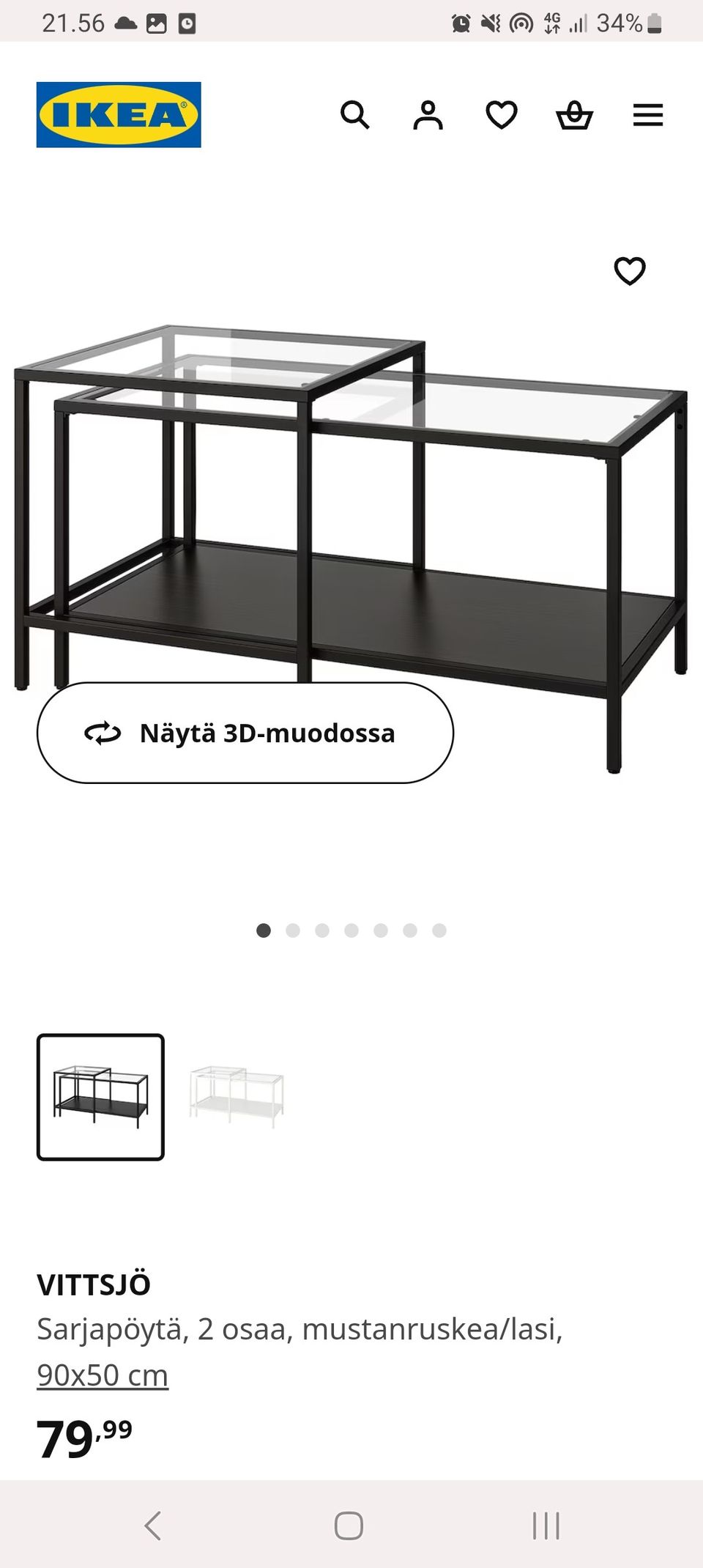 Ikea vittsjö sohvapöytä