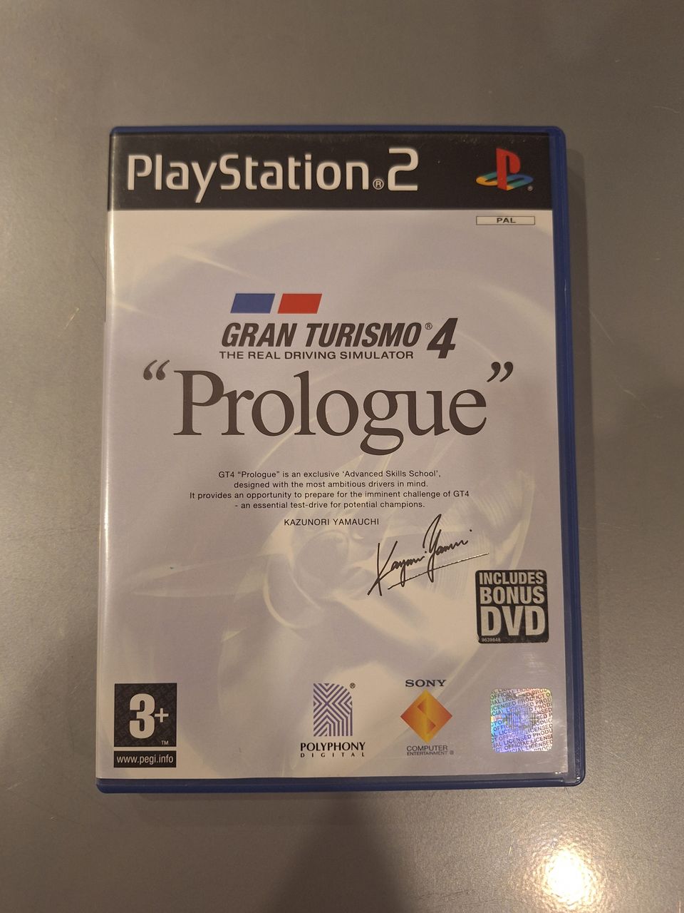 Ps2 peli.  Gran Turismo 4 prologue