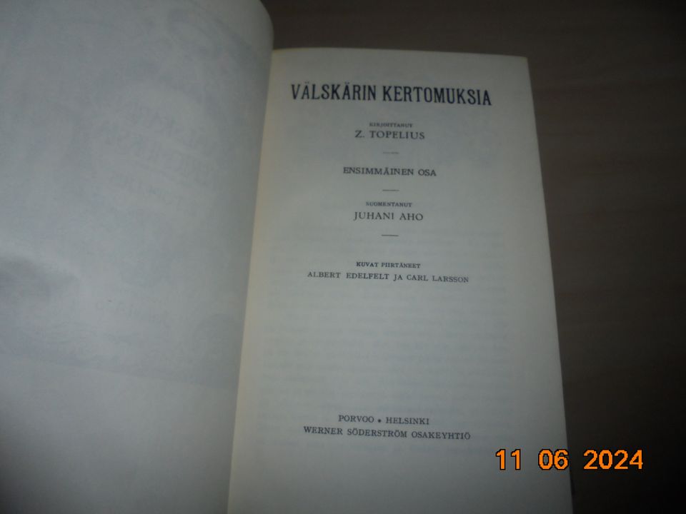 z. topelius - välskärin kertomuksia osa 1