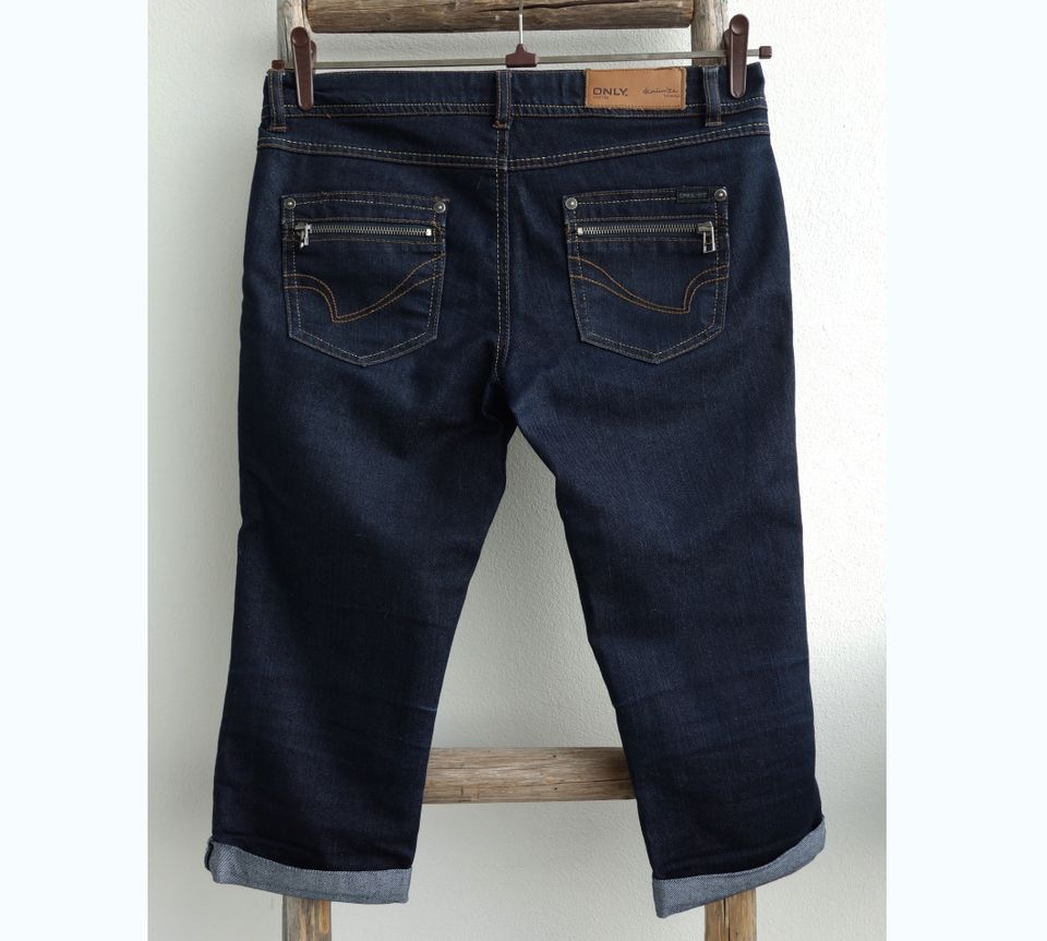 ONLY jeans slim shorts dark blue W29